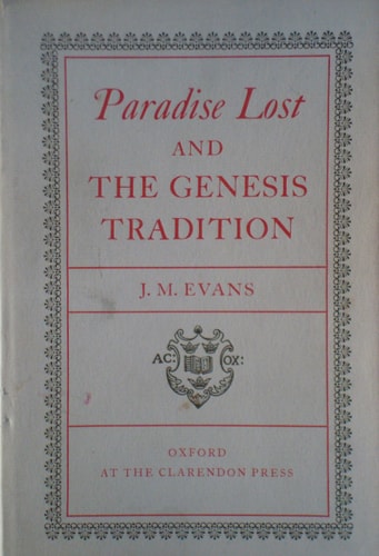 Paradise Lost and the Genesis Tradition