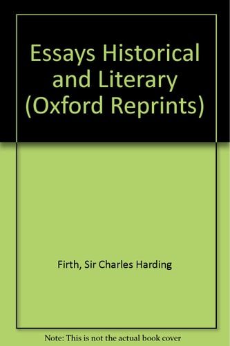 Essays Historical and Literary