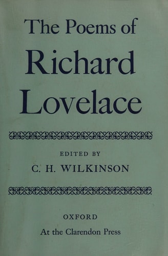 The Poems of Richard Lovelace