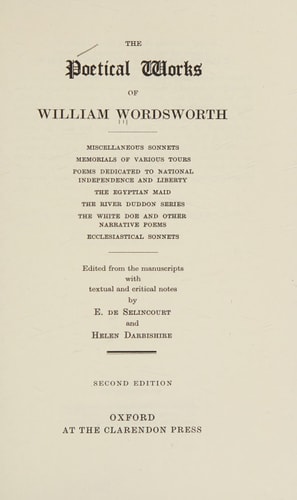 Poetical Works: Volume 4