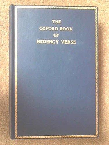 The Oxford Book of English Verse of the Romantic Period: 1798-1837