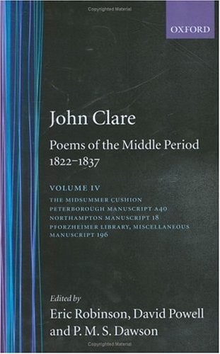 John Clare: Oxford English Texts