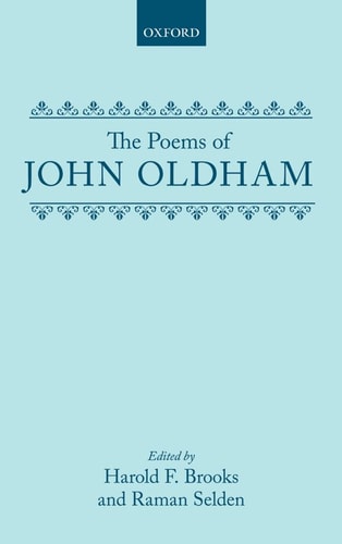 The Poems of John Oldham