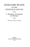 English Plays of the Nineteenth Century
