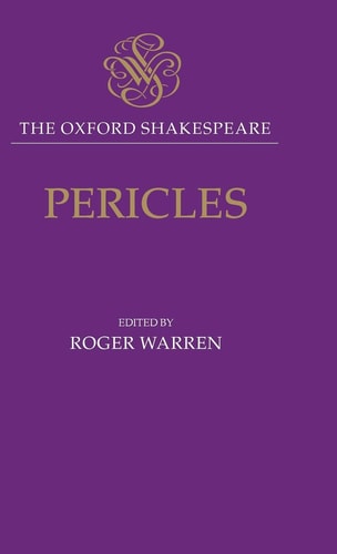 Pericles: The Oxford Shakespeare