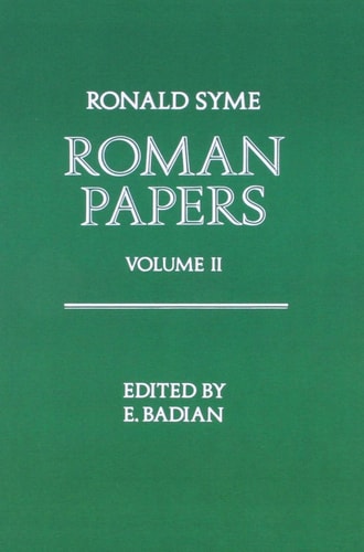 Roman Papers: Volume 1