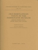 Old Babylonian Texts in the Ashmolean Museum: Texts from Kish and Elsewhere