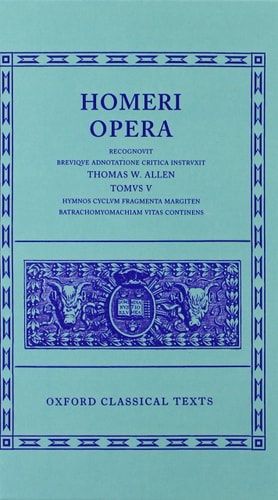 Homer Vol. V: Hymns, etc.