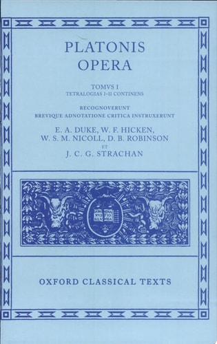 Plato Opera: Vol. 1