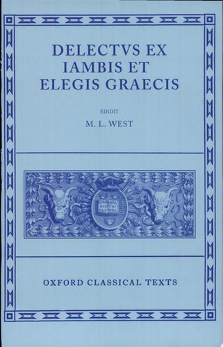 Delectus ex Iambis et Elegis Graecis