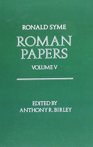 Roman Papers: Volume V