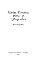 Marina Tsvetaeva: Poetics of Appropriation