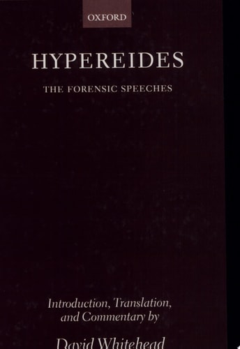 Hypereides: The Forensic Speeches