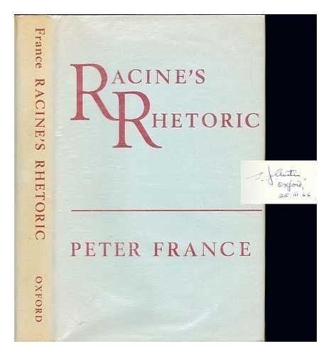 Racine's Rhetoric