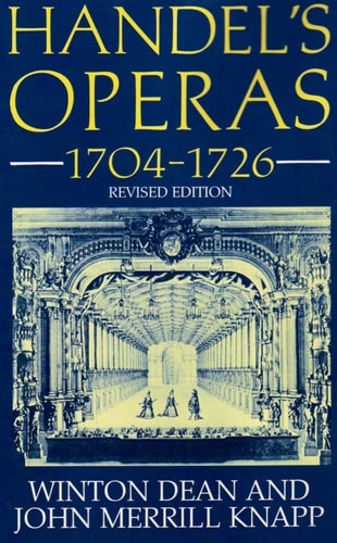 Handel's Operas, 1704-1726