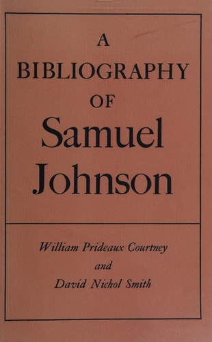 A Bibliography of Samuel Johnson