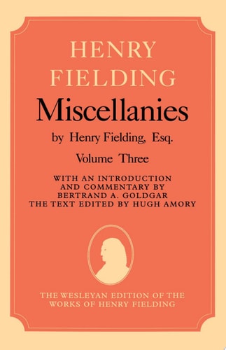 Miscellanies: Volume Three