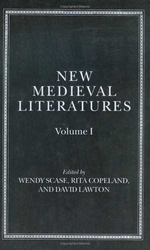 New Medieval Literatures: Volume I
