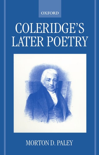 Coleridge's Later Poetry