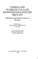 Stress and Stability in Late Eighteenth-Century Britain: Reflections on the British Avoidance of Revolution
