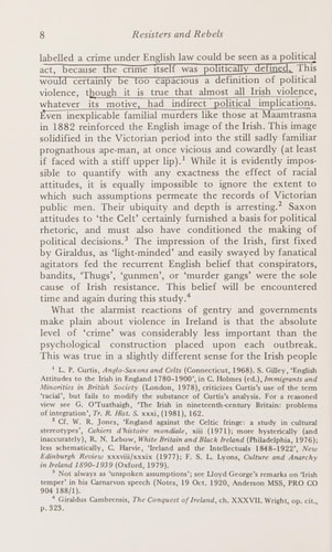 Political Violence in Ireland: Government and Resistance since 1848