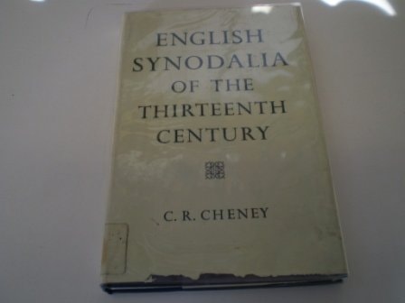 English Synodalia of the Thirteenth Century
