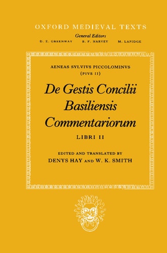 De Gestis Concilii Basiliensis Commentariorum: Libri II
