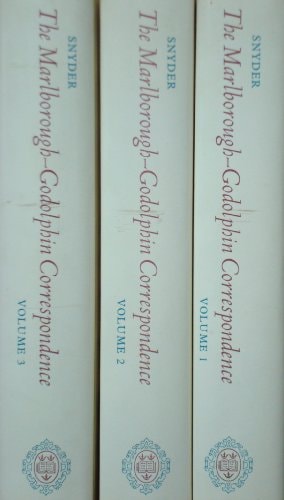 The Marlborough-Godolphin Correspondence