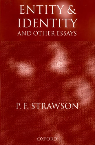 Entity and Identity: And Other Essays