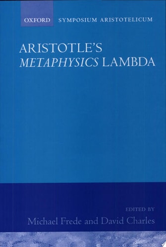 Aristotle's Metaphysics, Lambda