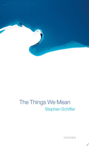 The Things We Mean