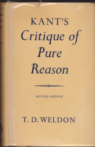 Kant's Critique of Pure Reason