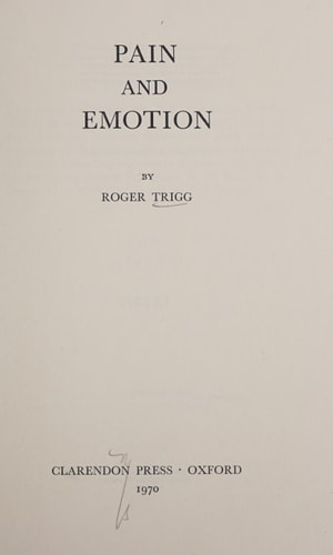 Pain and Emotion
