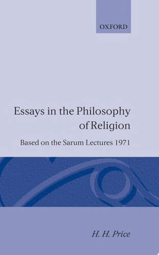 Essays in the Philosophy of Religion