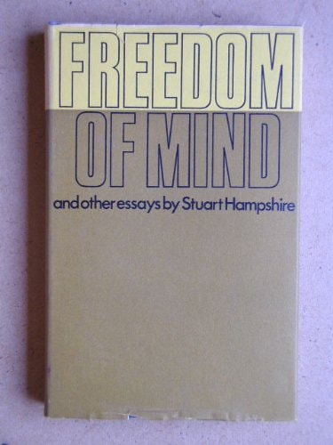Freedom of Mind, and Other Essays