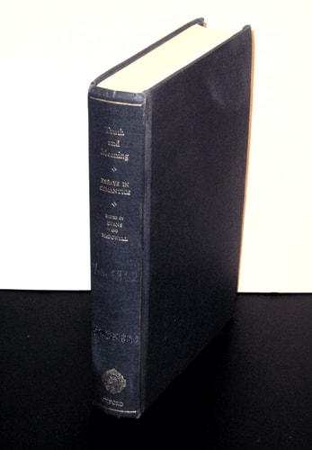 Truth and Meaning: Essays in Semantics