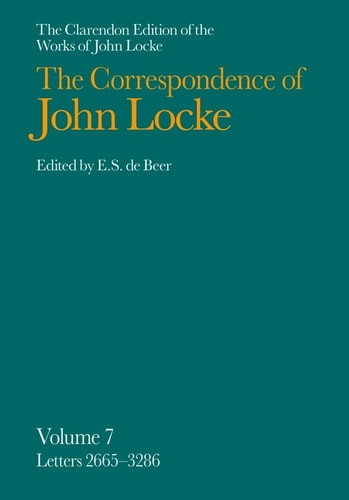 The Correspondence of John Locke: Volume 8: Letters 3287-3648