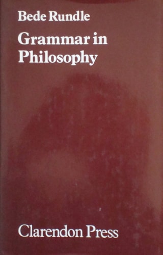 Grammar in Philosophy