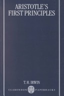 Aristotle's First Principles
