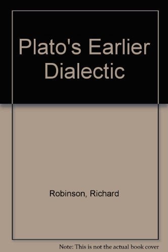 Plato's Earlier Dialectic