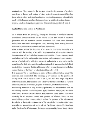 The Oxford Handbook of Aesthetics