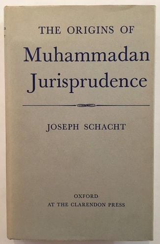 Origins of Muhammadan Jurisprudence