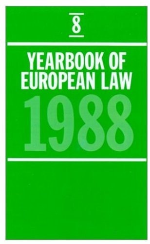 Yearbook of European Law: Volume 8