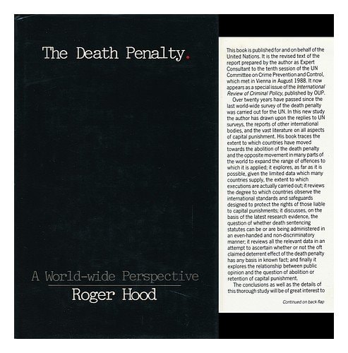 The Death Penalty: A World-wide Perspective
