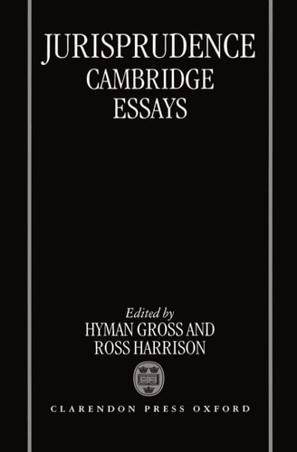 Jurisprudence: Cambridge Essays