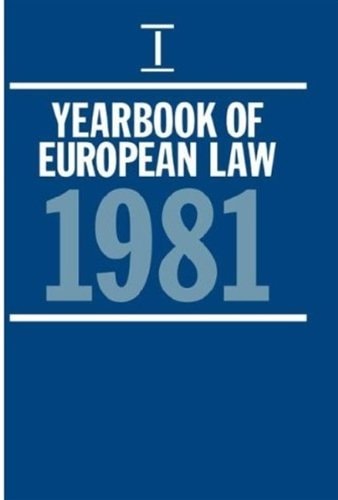 Yearbook of European Law: Volume 1