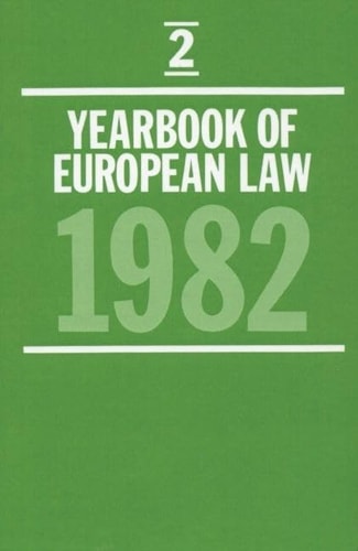 Yearbook of European Law: Volume 2
