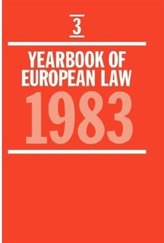Yearbook of European Law: Volume 3