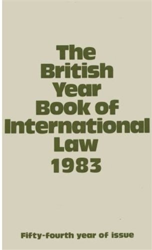 The British Year Book of International Law 1983