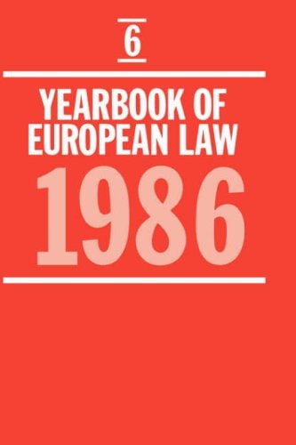 Yearbook of European Law: Volume 6